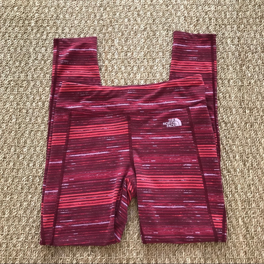 The North Face Red Stripe Pulse Leggings M - Picture 3 of 4
